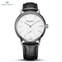 Reloj de negocios Seagull, relojes de pulsera mecánicos automáticos para hombre, relojes de cuero resistentes al agua hasta 50m, relojes masculinos de San Valentín, reloj Masculino