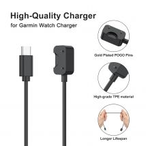 2er-Pack für Samsung Galaxy Watch Fit 3 SM-R390 USB-C Smartwatch Ladegerät Ersatzladegerät