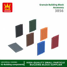 20 Stück/Los Jalousien Baustein Moc Farbe Fenster Zubehör kompatibel mit Ziegel DIY Kinderspiel zeug Montage Geschenk box