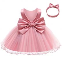 2024 Neugeborene Kleid für Mädchen Kinder Taufe Kleider Baby Mädchen 1. Geburtstag Hochzeit Prinzessin Kleid für Brautjungfern Säugling Vestidos