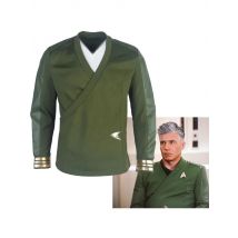 For Strange New Worlds Captain Pike Green Uniforms Starfleet Top Shirts Cosplay Costumes