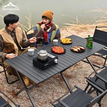 Camping Klapptisch montiert Miete Haus Picknick Tisch tragbare Frühlingsrolle Tisch Picknick Outdoor leichte Camp BBQ Grill Tisch