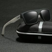 Occhiali da sole polarizzati di lusso alla moda Occhiali da uomo quadrati alla moda Occhiali da guida vintage da arrampicata Tonalità sportive Regalo di Natale