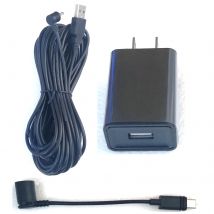 Schwarzes 7,6 m langes Außen ladekabel für Ring-Stick-Cam-Akku/Spotlight-Cam-Akku HD-Kamera mit USB-Anschluss Schnell ladegerät