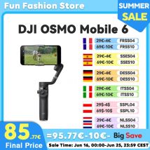 DJI Osmo Mobile 6 OM 6 kardana ręczna 3-osiowa stabilizacja ActiveTrack 5.0 wbudowana przedłużenie