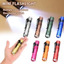 Mini torcia portatile a penna LED con torcia tascabile ultra portatile con clip per penna Utilizza batteria AAA per lampada di emergenza da campeggio all'aperto