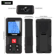 FEIDSIDE Misuratore di distanza telemetro laser ad alta precisione da 120 m con display digitale a grande schermo per sport all'aria aperta e rilevamento