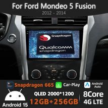 Android 15 Autoradio Für Ford Mondeo 5 Fusion 2012 2013 2014 Multimedia Stereo Video Player Qualcomm 2DIN Kopf Einheit BT 4G WIFI