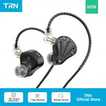 TRN BAX Pro 2BA 1DD 2EST Tribrid Metal In Ear Earphones IEM HIFI DJ Monitor Running Sport Headphones Earplug Headset