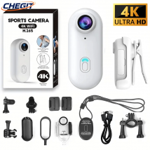 Cámara para deportes al aire libre 4K FHD 1080P en casco motocicleta bicicleta deporte Mini filmación bicicleta acción cuerpo cámara y grabación de vídeo
