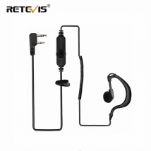 Retevis EEK010 Walkie Talkie Ohrhörer 2Pin K Stecker Lautstärkeregler PTT Headset für Retevis H777 RT22 Baofeng 888s UV5R UV82 TYT