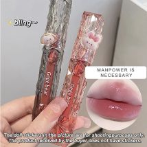 Gege Bear Crystal Mirror Water błyszczyk nawilżający i bardzo nawilżający błyszczący błyszczący odcień ust pełniejsze usta