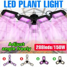150W LED Coltiva La Lampadina Spettro Completo Lampada di Coltivazione Fiori Interni Serra Tenda Verdura Idroponica Pianta Riempimento di Illuminazione