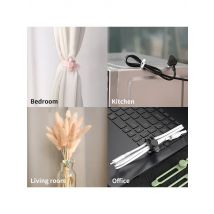 Silicone Cable Ties,Cord Organizer,Cable Straps,Reusable Cord Ties,Travel Cable Organizer ,Cute Elastic Tie, Wire Ties