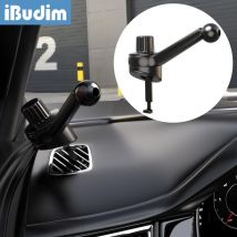 IBudim 17mm Testa a sfera per presa d'aria per auto Clip di montaggio Presa per auto universale Supporto per telefono cellulare Morsetto per staffa magnetica per telefono cellulare per auto