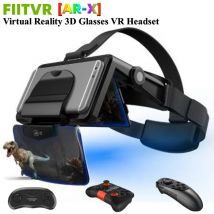 AR-X Occhiali VR Occhiali 3D per realtà virtuale HD IMAX Gioco Cuffie VR in cartone per casco VR potenziato pieghevole per smartphone da 4,7-6,3"