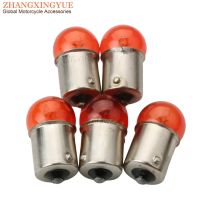 5pc 6V 10W BA15S G18 Indicator Light Orange For Motorcycle Scooter Kart ATV Cub 50cc 70cc 110cc 125cc 150cc 200cc 250cc