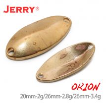 Jerry Orion 2g 2,8 3,4g Mikrolöffel Angelköder Kupfer Unbemalt Blankobereich Forellöffel Arealure Pesca Blinkers DIY Löffel