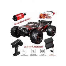 1:16 85KM/H Or 50KM/H 4WD RC Car With LED Remote Control Cars High Speed Drift Monster 4x4 Truck for Kids vs Wltoys 124017 Toys