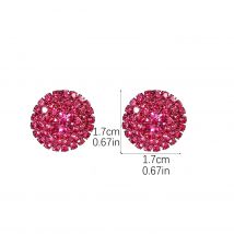 Women Fashion Shiny Rhinestone Big Drop Dangle Earrings Maxi Evening Dress Statement Earrings Accessories Wedding Bride Jewelry