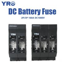 Batterie-Sicherungstrennschalter 2P 3P 160A DC1000V Solar PV Messertyp Sicherungssockel Sicherungshalter NH00 Panelmontage