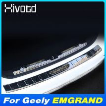 Auto Edelstahl Heck koffer Stoßstangen schutz kratz feste Schutzhülle für Geely Emgrand 2015-2018 Außen zubehör