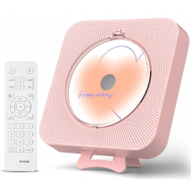 Lettore multimediale CD Timer compatto leggero accensione/spegnimento connettore BT 5.0 FM USB/TF con supporto ricaricabile