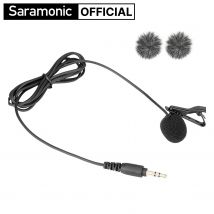 Saramonic SR-M1 3.5mm TRS Clip-on condensatore Lavalier risvolto microfono per Blink500 Pro microfono Wireless fotocamere DSLR Youtube