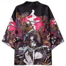 Traditioneller japanischer Kimono, japanische Anime-Cardigan, Cosplay-Hemden für Herren und Damen, Damenhemden, Hemden
