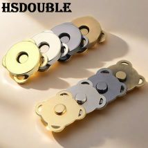 10 set di bottoni automatici magnetici in metallo con bottoni per borsa, borsa, portafoglio, vestiti, borsa, accessori per cucire artigianali fai da te