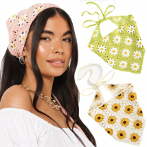 Häkeln Stirnband Für Frauen Stricken Druck Bandanas Turban Stirnbänder Mode Neue Elastische Haarbänder Haar Zubehör