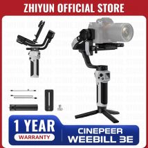 ZHIYUN Ufficiale CINEPEER WEEBILL 3E Stabilizzatore per fotocamera a 3 assi Gimbal Telecamere di controllo Blutooth Gimbals per fotocamere DSLR Mirrorless