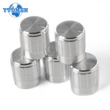 10PCS Potentiometerknopf Aluminiumlegierung Knopfkappen Silber WH148 15*17mm Potentiometer Kappen-Set