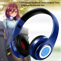 Anime Headset Miku Nakano Sanjiu Cosplay Stereo Drahtlose Kopfhörer V5.0 Bluetooth Headset für PC mobile