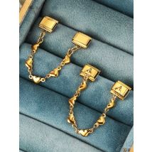 URING 16 Style Heart Hanging Chain Italian Charms Link Fit 9mm Bracelet Stainless Steel DIY Making Beads Jewelry for Women