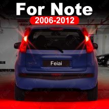 LED Brake Lights Stop Light Bulb For Nissan Note E11 2006 2007 2008 2009 2010 2011 2012 Note Accessories LED Strobe Flash Bulb
