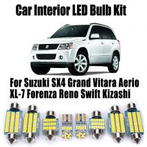 Canbus Per Suzuki SX4 Grand Vitara Aerio XL-7 Forenza Reno Swift Kizashi Accessori Auto LED Interni Mappa Tronco Lampadine Kit