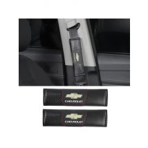 2PCS Leather Car Safety Belt Shoulder Cover Pad for Chevrolet Cruze Captiva Orlando Trax Lacetti Tracker Tahoe Sonic Malibu
