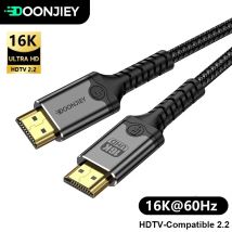 16K HDMI-kompatibles Kabel Ultra High Speed HDMI2.2 Stecker-Stecker Geflochtenes HDR Digital-Videokabel für PS5 HDTV Blu-ray Xiaomi Mi Box