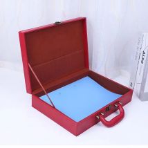 Delivery Spot Case Leder Toolbox Property Contract Key Box Aktentasche mit großem Fassungsvermögen ohne Logo