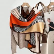 Lebendiger Kontrast geometrischer Schal Schal-weich, atmungsaktiv, wind dicht, Sonnencreme, reise freundlich-perfekt für Frühling und Sommer