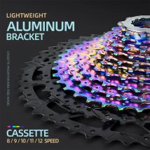 VG SPORTS 8 9 10 11 12 Velocidade Mountain Bike Cassetta separata Staffa ruota libera Pignone 9V 10V 11V 12V MTB Parti bici