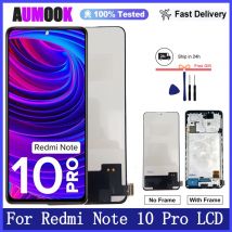 AMOLED LCD Für Xiaomi Redmi Hinweis 10 Pro Display LCD Touch Screen Für Redmi Hinweis 10 Pro M2101K6G Display Ersatz Teile