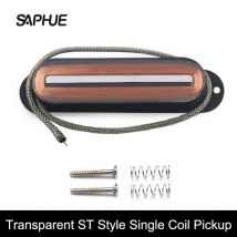 Transparenter Single Coil Blade Pickup im ST-Stil, Faser-Grundplatte, 7,5 K, einzeiliger Pickup für ST-Gitarrenzubehör, mehrfarbig