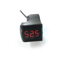 1pc Electric Bicycle Thumb Throttle Voltmeter Digital Voltage Display Switch Power with Key Lock Bike Finger Thumb Throttle