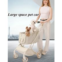 Outdoor-Welpen-Kinderwagen für Katzen und Hunde, atmungsaktiv, leicht, praktisch, faltbar, für kleine und mittelgroße Haustier-Kinderwagen-Produkte