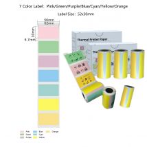 Thermal Paper Self-adhesive Printing Label Papers Sticker For Pocket Thermal Mini Printer For paperang For T02/M02 57MM Rolls