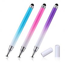 Eingabestifte für Touchscreens, universeller 2-in-1-Eingabestift für iPad, kompatibel mit iPhone, Android, Microsoft Tablets, Telefone