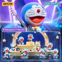 52 Spielzeug Blind Box Doraemon Konzert Serie, Mystery Box, zufällige Box, 1 Stück niedliche Figur Sammler Spielzeug Desktop-Dekoration