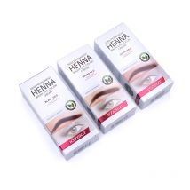 Profession elle schnell trocknende Henna Wimpern Augenbrauen Farbstoff Tönung 15 min semi-permanente Creme Augenbrauen Wimpern Make-up für Augenbrauen Färbung